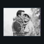 Save the Date Foto Postkarte<br><div class="desc">Ändern Sie den Text in Ihren eigenen. Laden Sie Ihr Foto hoch. Bitte schauen Sie in meinem Shop für andere Artikel wie Briefmarke und Einladungen für Hochzeiten,  Rsvp-Karten und mehr!</div>