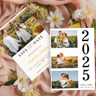 Save the Date, Foto Save the Date Minimalistisch Einladung