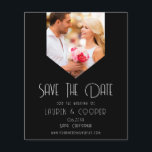 Save the Date Foto Stilvoll Moderne Einfache Hochz Flyer<br><div class="desc">Save the Date Stylish Modern Simple Wedding Cards präsentiert Ihr Lieblings-Foto mit dem Text "Save the Date" in der modernen Kalligraphieskripttypografie. Ideal für Hochzeiten,  Geburtstag,  Babydusche,  Jubiläumsfeiern und Partys. Entwickelt für Sie von ©Evco Studio www.zazzle.com/store/evcostudio</div>