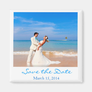 Save the Date Foto Style Magnet