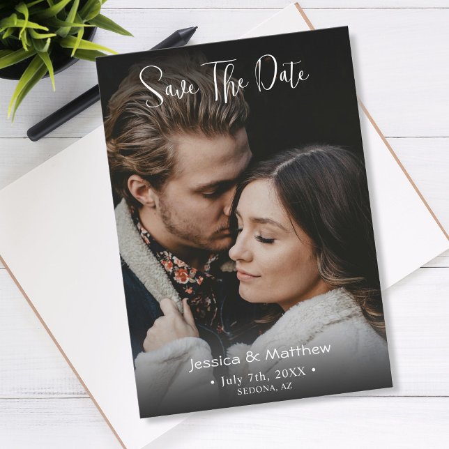 Save the Date, Foto und Informationen benennen Mitteilungskarte (Von Creator hochgeladen)