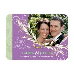 Save the Date - Foto- und Lavendelmagnete Magnet