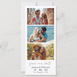 Save the Date FotoBooth Qr Code Light Gray Modern