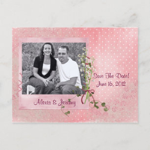 "Save the Date" Fotokarte Ankündigungspostkarte