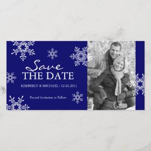 Save the Date - Fotokarten für Winterhochzeiten