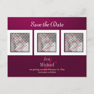 Save-the-Date-Fotos Postkarten, Ankündigungspostkarte