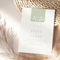 SAVE THE DATE Frühjahrsgarten Zweig Logo Salbei Gr