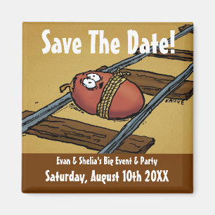 Save the Date-Funny-Ankündigung Magnet