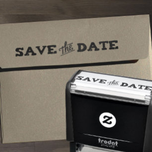 Save the Date für Ankündigungen, Hochzeiten Permastempel