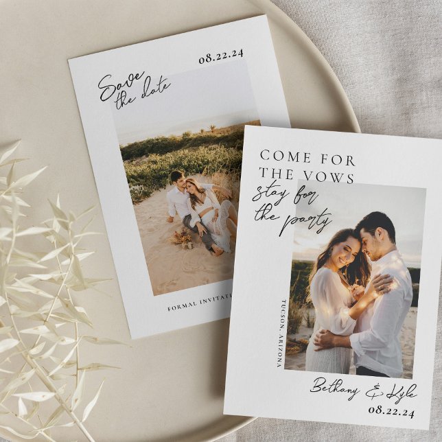 Save the Date für das Party-Foto bleibe Einladung (Von Creator hochgeladen)