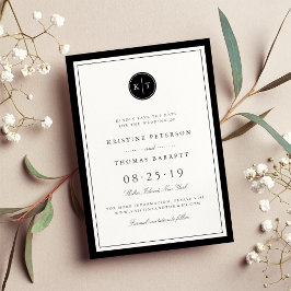 Save the Date für die Farbmonogramm-Karte