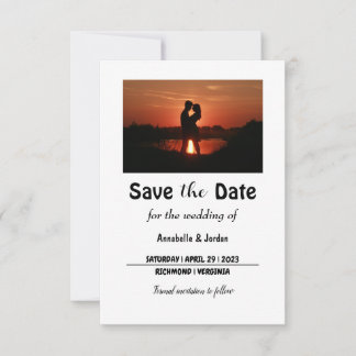 Save the Date für Hochzeiten