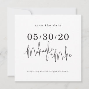 SAVE THE DATE für Makayla + Mike Einladung