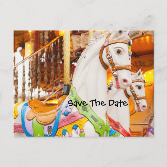 Save the Date Geburtstagskarte Postkarte (Vorderseite)