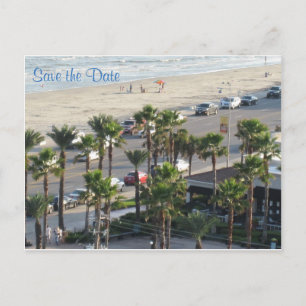 Save the Date - Gehen wir zur Galveston Postkarte