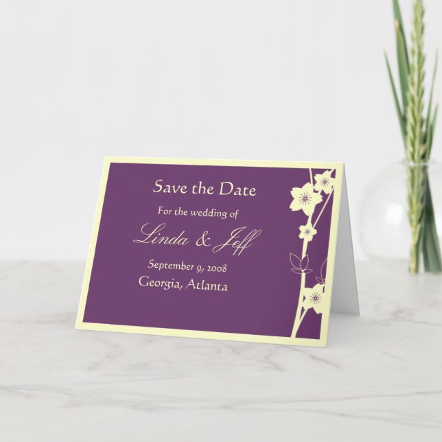 Save the Date - Gerahmte Zweigstelle Ankündigung (Vorderseite)