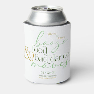 Save the Date Green Boost Food Bad Dance Moves Dosenkühler