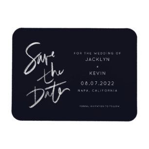 Save the Date handschriftlich Magnet