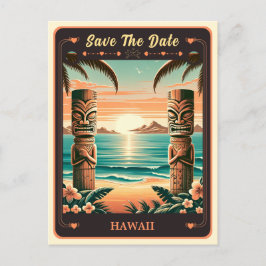 Save The Date | Hawaii Einladung Postkarte