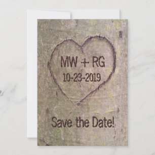Save the Date, Herz in Tree verkündet Date