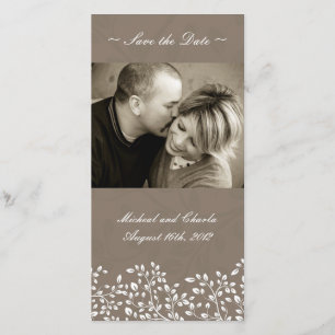 Save the Date Hochzeit Fotokarte (4x8)