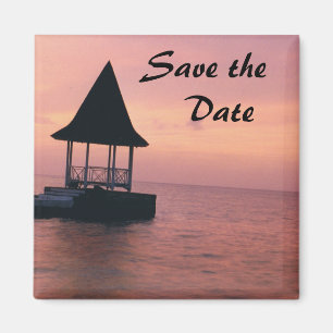Save the Date/Hochzeit in Urlaubsort Magnet