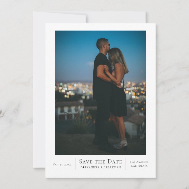 Save the Date Hochzeit Personalisiert (Vorderseite)