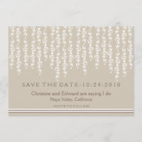 Save the Date Hochzeit unter dem Wildbaum