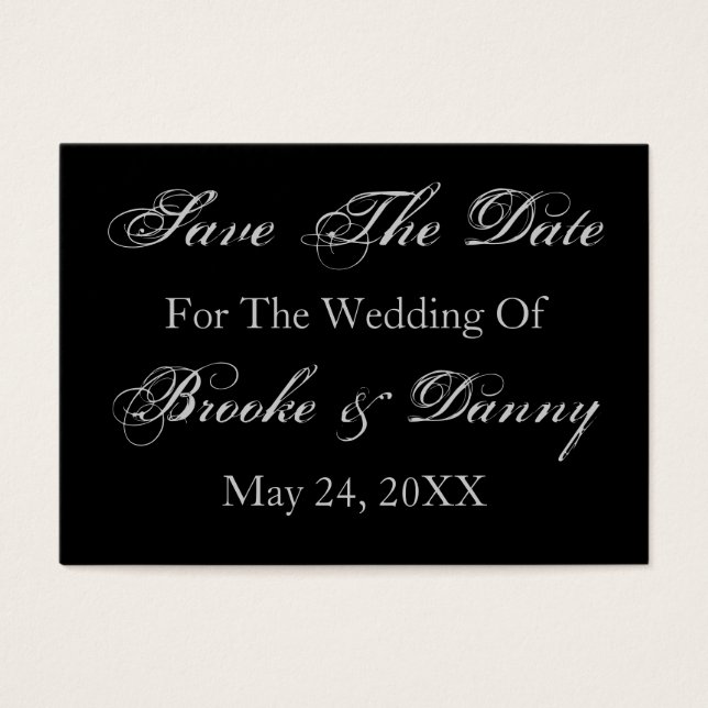 Save the Date Hochzeitdatumsnamen (Vorderseite)