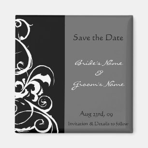 Save the Date - Hochzeits-Magnet Magnet