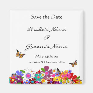 Save the Date - Hochzeits-Magnet Magnet
