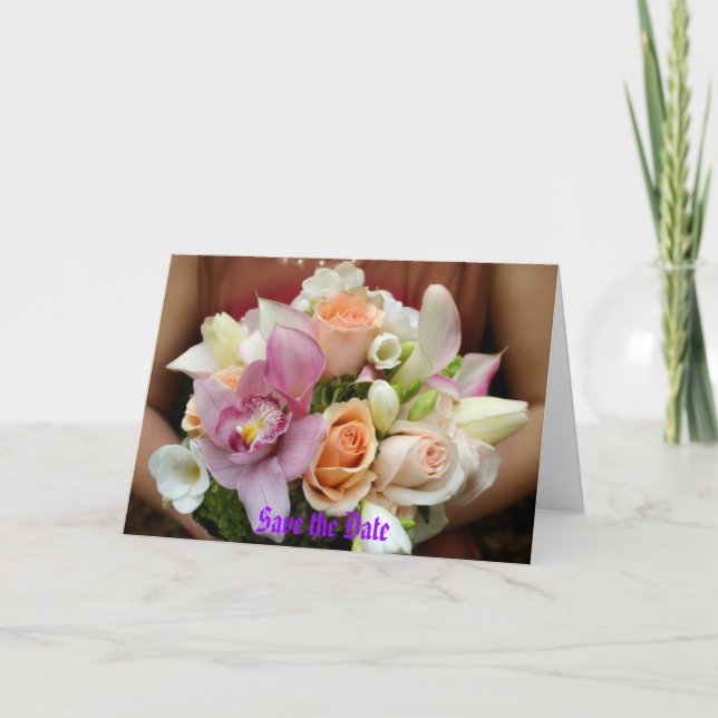 Save the Date Hochzeitsankündigung Ankündigung (Vorderseite)