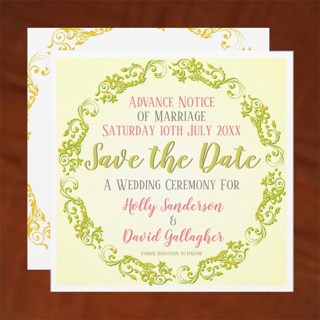 Save the Date Hochzeitseinladungen Rundschreiben Einladung (Von Creator hochgeladen)