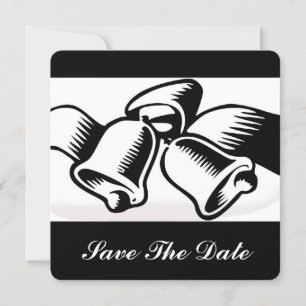 Save the Date Hochzeitsglocken Einladung