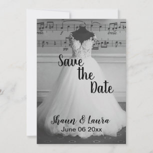 Save the Date Hochzeitskleid