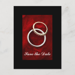 Save the Date Hochzeitspostkarte Ankündigungspostkarte