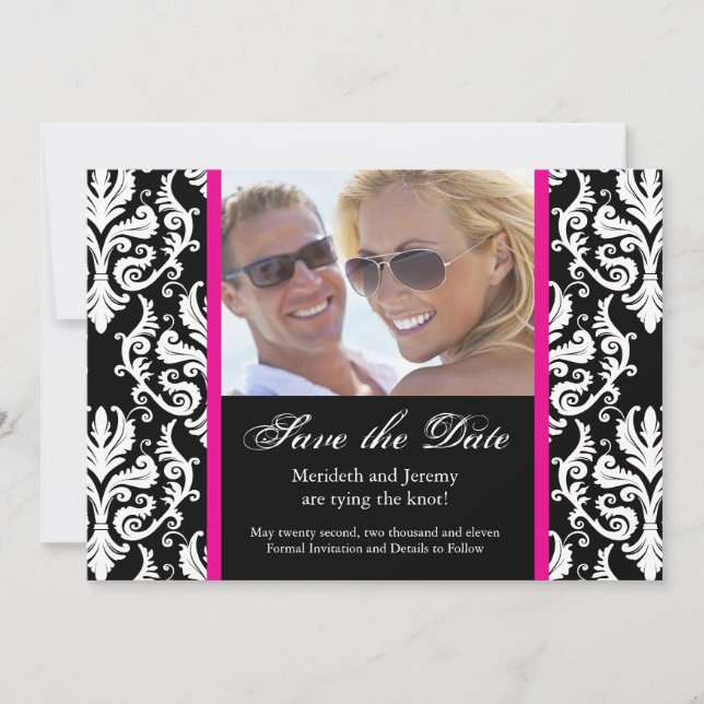 Save the Date ~ Hochzeitsvorlage (Vorderseite)