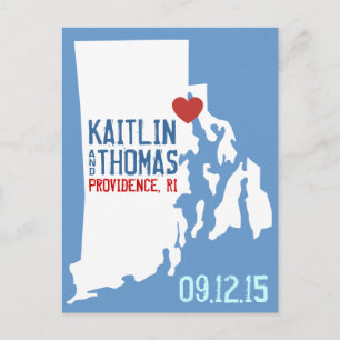 Save the Date - Individuell anpassbar - Insel Rhod Ankündigungspostkarte