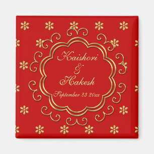 Save the Date Inspirierte Indianer / Gastgeschenk  Magnet