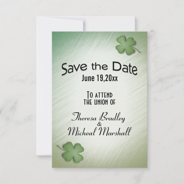 Save the Date Irish Dream Wedding (Vorderseite)
