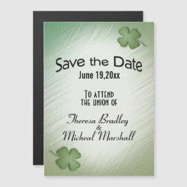 Save the Date Irish Wedding Flag Magneteinladung