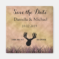 Save the Date ist die Jagd über Hochzeit