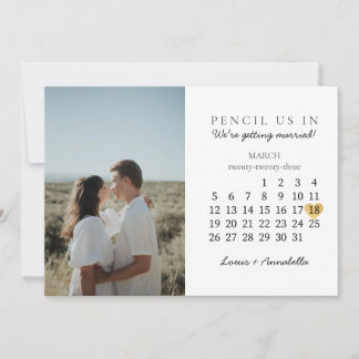 Save the Date Kalender Gold Herzstück März 2023 Mo Einladung