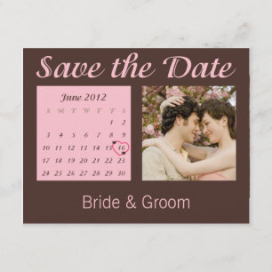 Save the Date Kalender laden im Juni 2012 ein