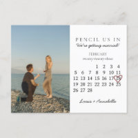 Save the Date Kalender Rose Februar 2023