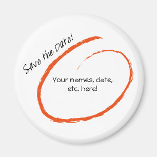 Save the Date Kalendermagnet Magnet