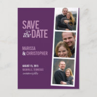 Save the Date-Karte für den Foto-Stand