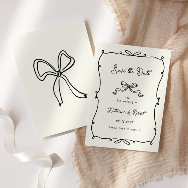 Save the Date Karten mit den Handzeichen (Von Creator hochgeladen)