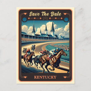 Save The Date   Kentucky Einladung Postkarte
