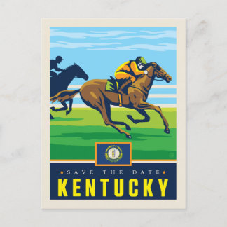 Save The Date | Kentucky Einladungspostkarte